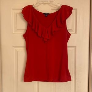 Chaps tank top. Burnt orange in color women’s size M.